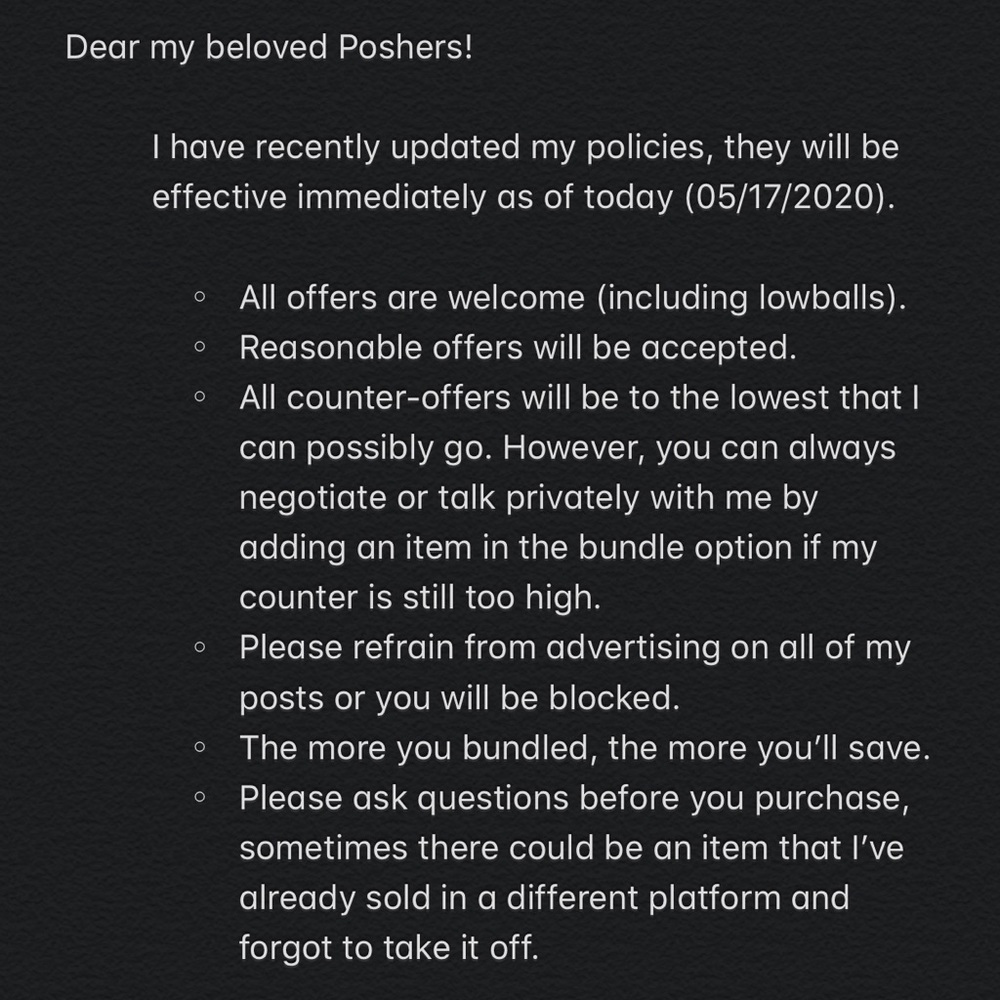POLICIES - Picture 2 of 3
